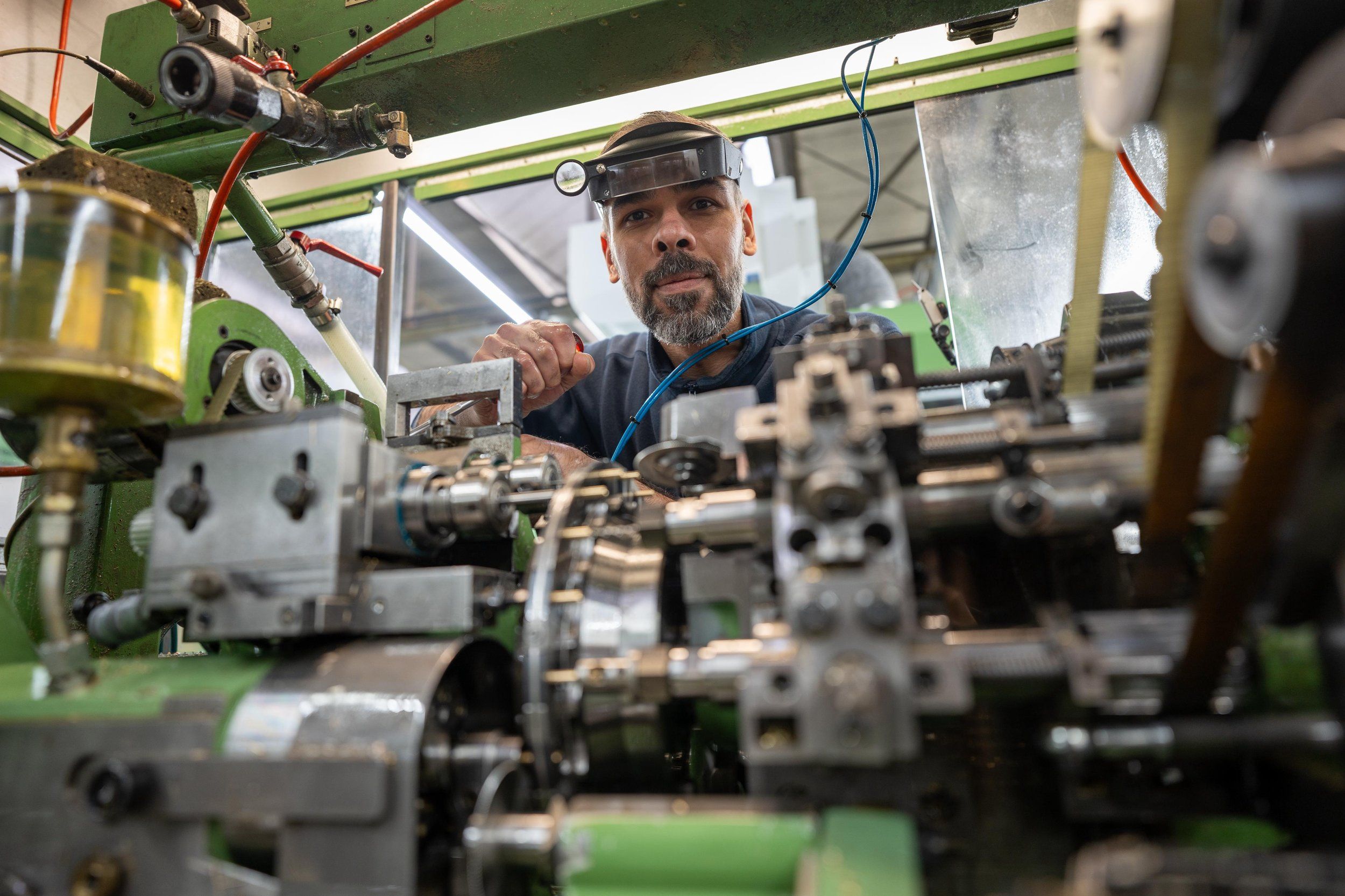 A Gebrema machinist at work