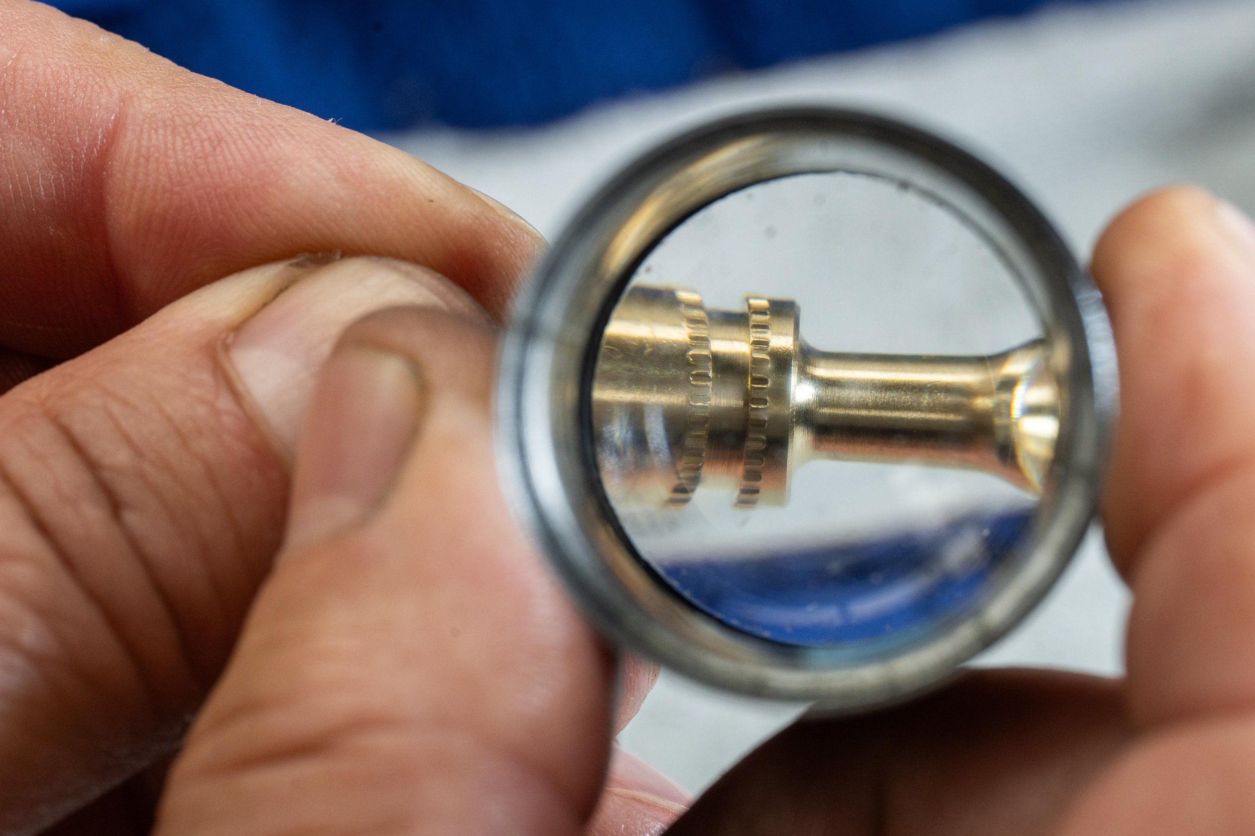 Precision turned brass parts produced by Gebrema
